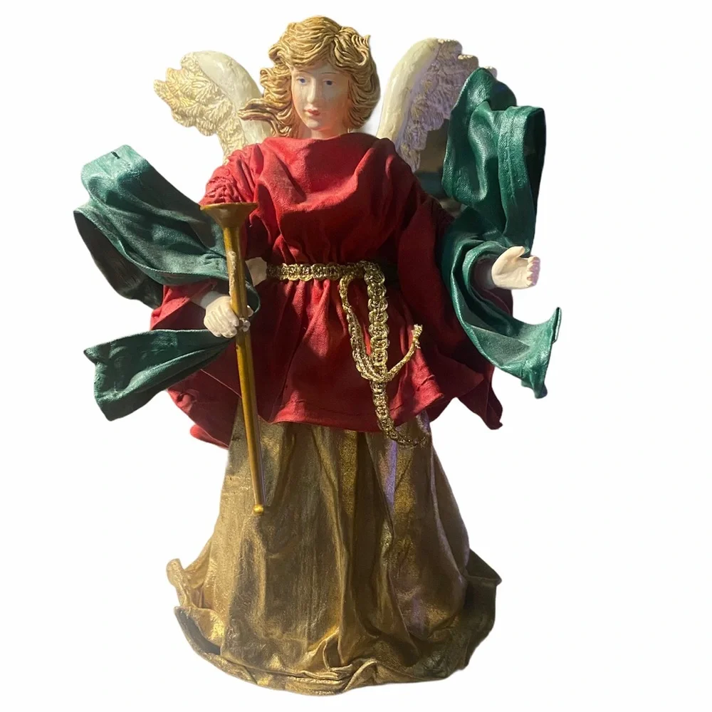 Christmas Vintage victorian angel tree topper